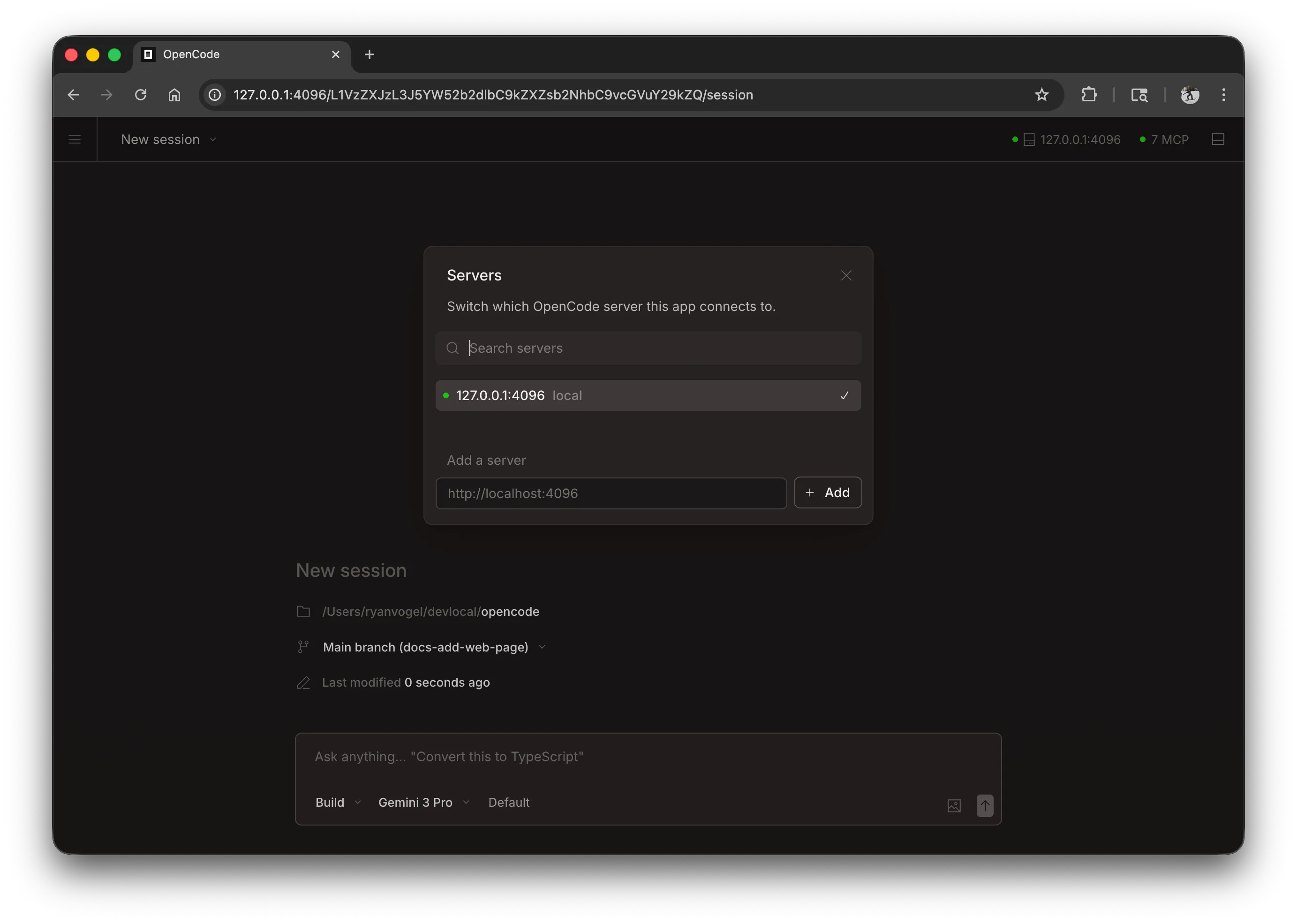 hordecode Web - See Servers